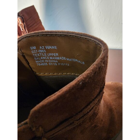 Brown Suede Ankle Boots 9M - Picture 7 of 11